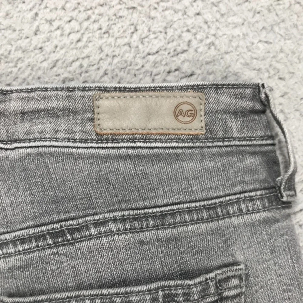 AG Jeans‎ Size 29 The Isabelle Button Up Hi-Rise Straight Crop Gray Denim - Picture 3 of 14